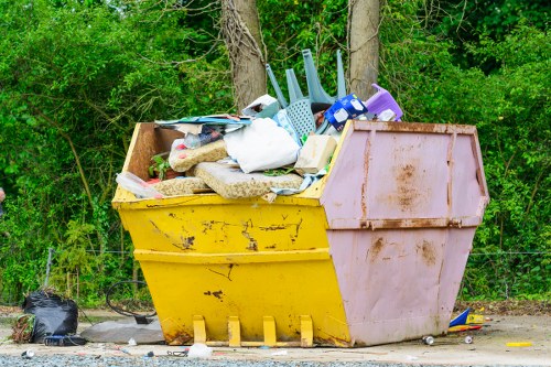 Residents participating in waste recycling in Wanstead