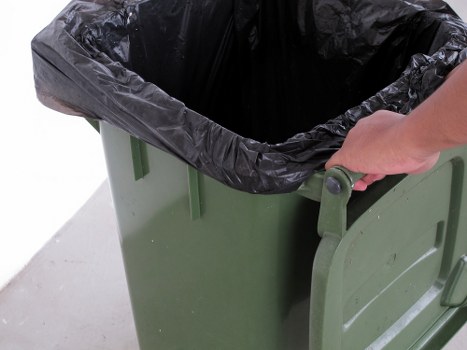 Skip being delivered to a home renovation site